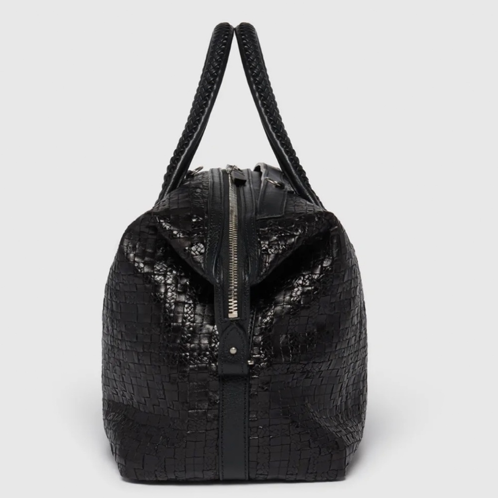 METIER 'Perriand City Small' Albers Woven Leather Black Bag - MSRP $3850 BNIB - Picture 2 of 3